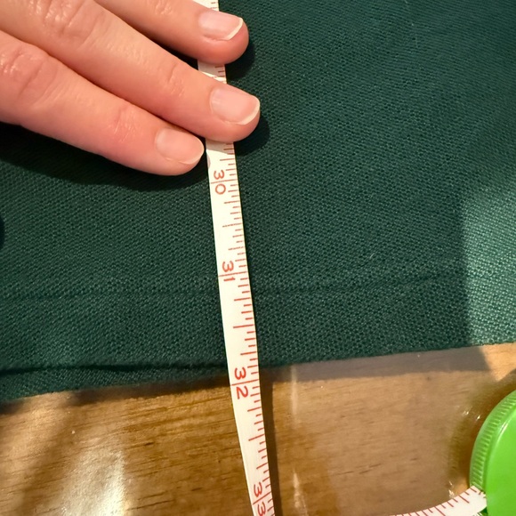 Vintage Masters Men's Polo Green and White Striped Size XL - Picture 7 of 7